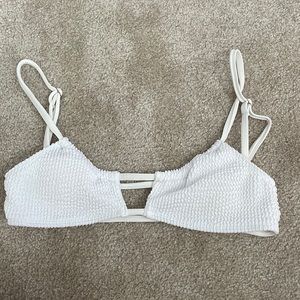 Strappy White Bathing Suit Top